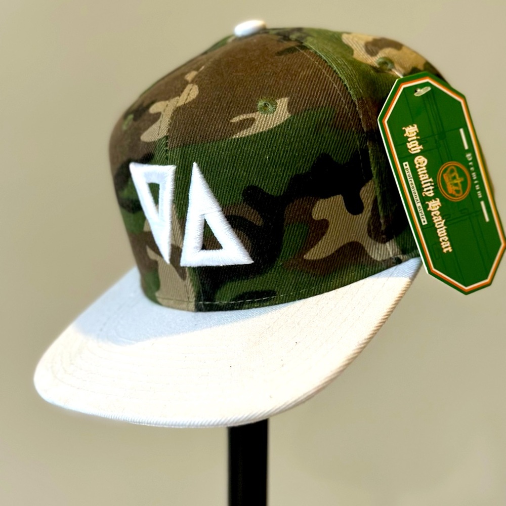 Limited Edition Thick As Thieves Signature Logo SnapBack Cap- Camo/White 3D Logo
